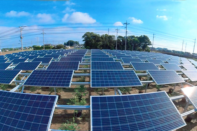 大規模・大型太陽光パネル設置工事への参画